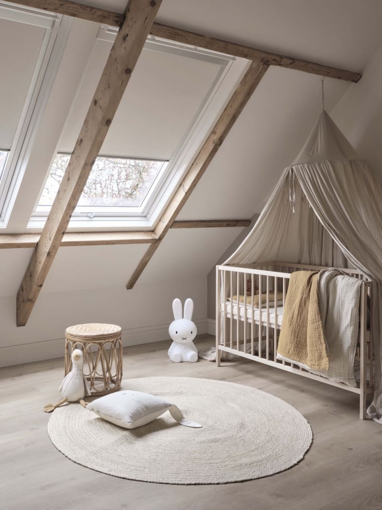 Roller blind B3.2_53452_skylight_01 Rullegardin beige soverom